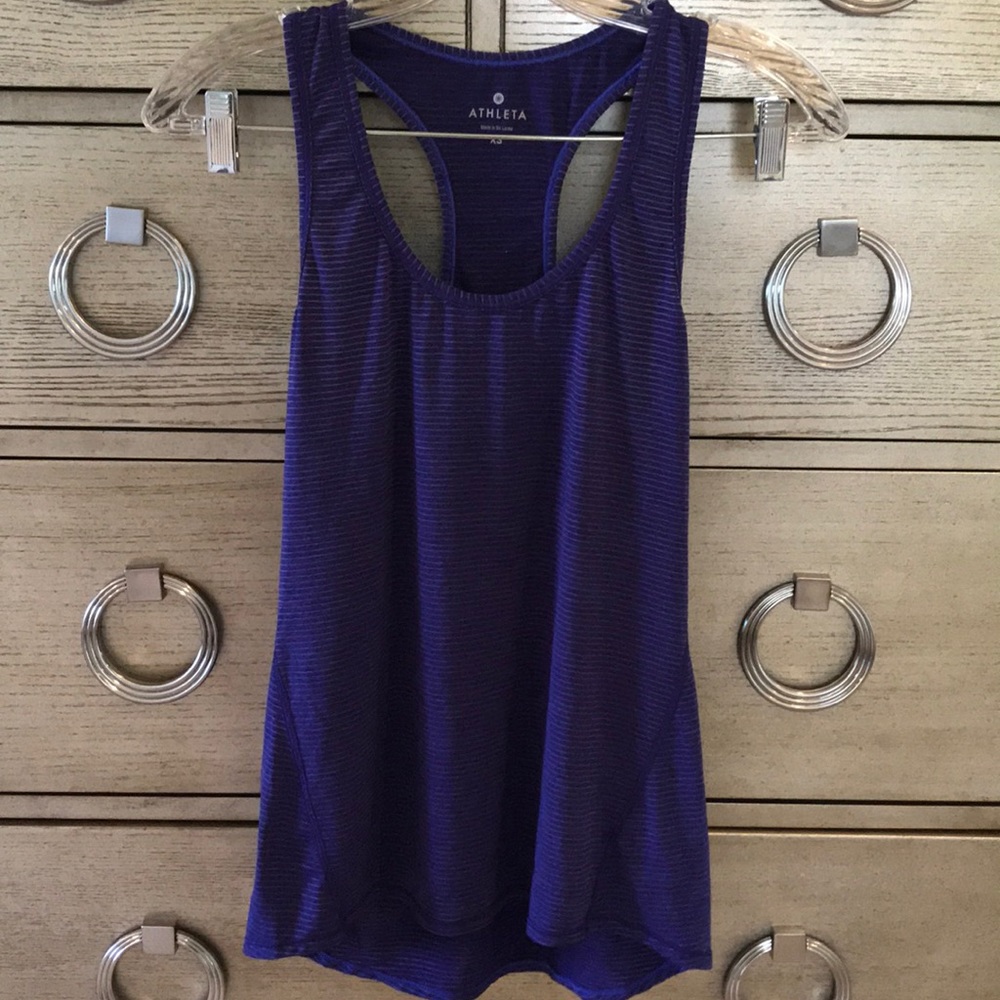 Athleta Purple Racerback Tank